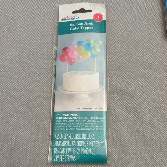 Birthday Party Tableware Set - Orange, Blue, Pink - Picture 5 of 16